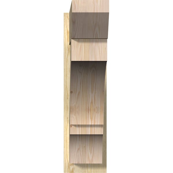 Balboa Slat Rough Sawn Outlooker, Douglas Fir, 8W X 30D X 30H